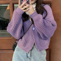 Women’s Knit Cardigan in Casual Jumper Style | Ladies Button Up Cardigan