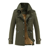 Men’s Trench Coat in Classic Long Style | Smart Casual Overcoat for All Seasons