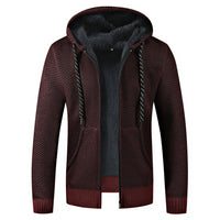 Men’s Checked Fleece Jacket in Casual Zip-Up Style | Warm Winter Jacket
