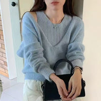 Women’s Two Piece Sweater Set | Knit Jumper and Cardigan Outfit