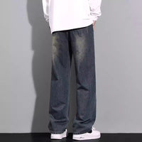 Men’s Baggy Jeans in Washed Streetwear Style | Loose Fit Denim Trousers