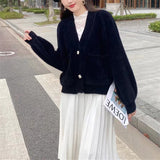 Women’s Knit Cardigan with V Neck Button Front | Soft Ladies Cardigan Sweater