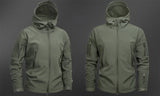 Men’s Softshell Fleece Jacket with Hood | Waterproof Outdoor Winter Coat