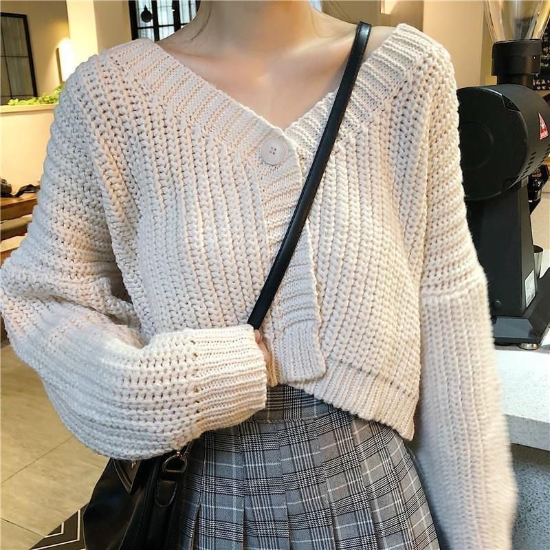 Women’s Knit Cardigan in Casual Jumper Style | Ladies Button Up Cardigan