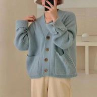Women’s Knit Cardigan in Classic Jumper Style | Ladies Casual Cardigan