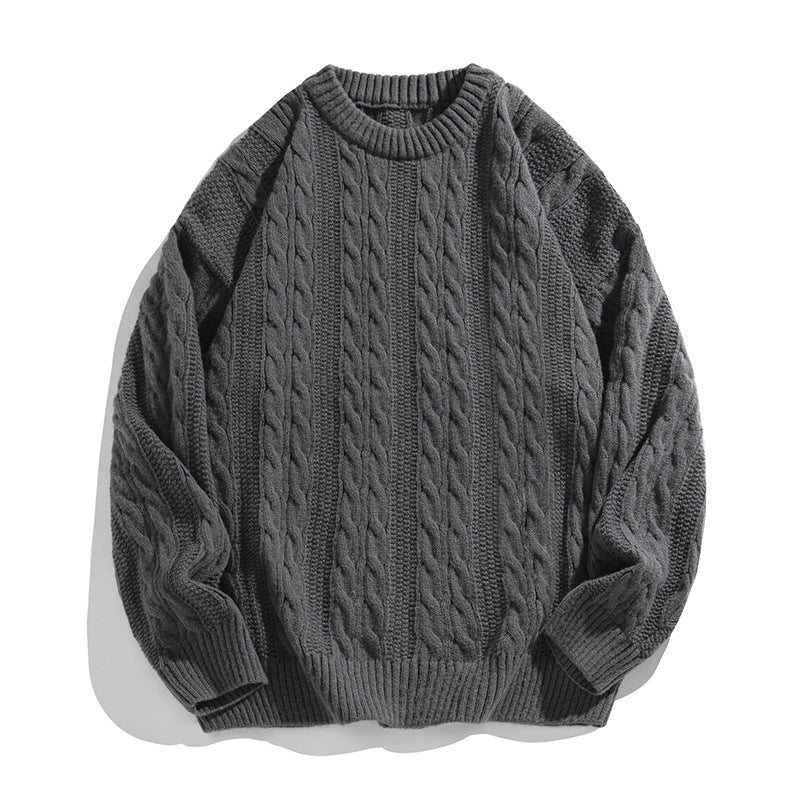 Men’s Cable Knit Sweater in Classic Winter Style | Warm Knitted Jumper