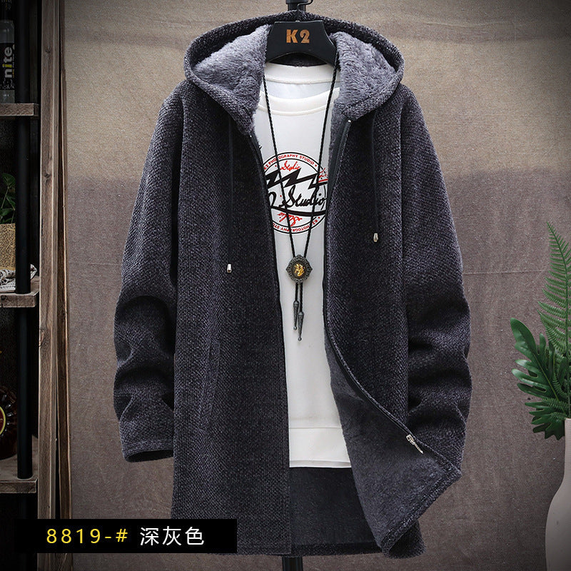 Men’s Long Jacket in Overcoat Style | Casual Winter Coat for Men