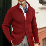 Men’s Knitted Cardigan in Smart Casual Style | Classic Button Up Sweater