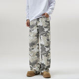 Men’s Cargo Jeans in Loose Fit Streetwear Style | Baggy Camo Trousers