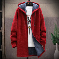Men’s Long Jacket in Overcoat Style | Casual Winter Coat for Men