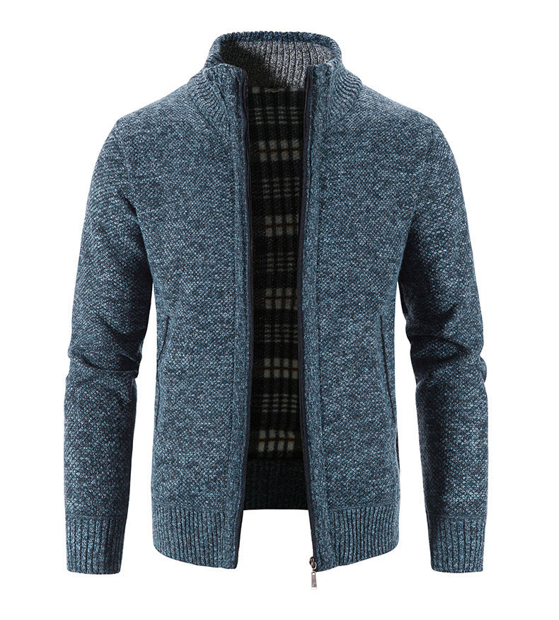 Men’s Zip Up Cardigan in Classic Knitwear Style | Smart Casual Sweater