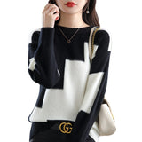 Women’s Knit Jumper in Classic Winter Style | Warm Ladies Sweater
