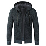 Men’s Checked Fleece Jacket in Casual Zip-Up Style | Warm Winter Jacket