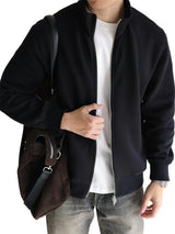 Men’s Zip Up Cardigan in Minimal Knitwear Style | Casual Everyday Sweater