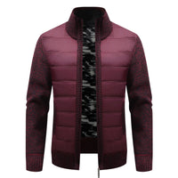 Men’s Checked Fleece Jacket in Casual Zip-Up Style | Warm Winter Jacket