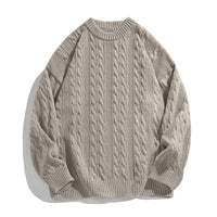 Men’s Cable Knit Sweater in Classic Winter Style | Warm Knitted Jumper