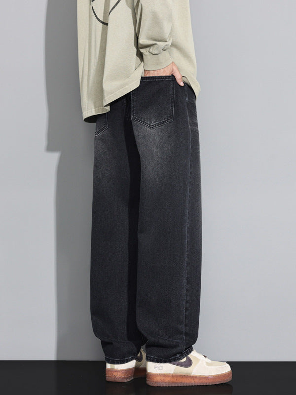 Men’s Straight Leg Jeans in Loose Fit | Classic Durable Denim Trousers