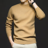 Men’s Wool Sweater in Classic Crew Neck Style | Warm Knitted Jumper