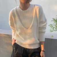 Women’s Two Piece Sweater Set | Knit Jumper and Cardigan Outfit