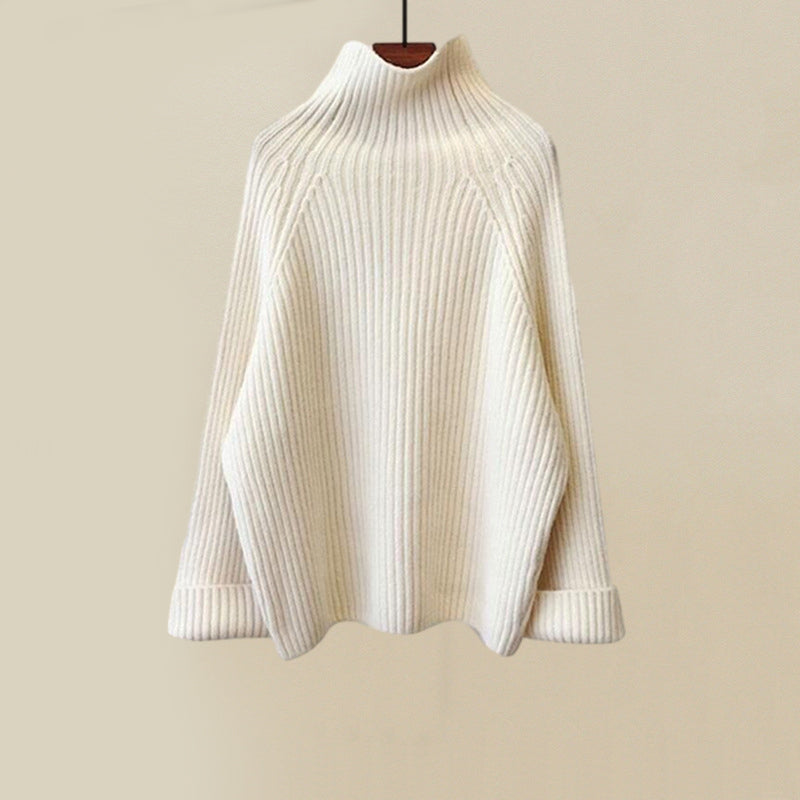 3-Piece Winter Outfit Set | Turtleneck Sweater | Wide-Leg Pants | Padded Vest