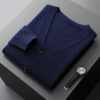 Men’s Lightweight Button-Up Cardigan | Slim Fit Knitwear | Smart Casual Layer | All Season Jumper