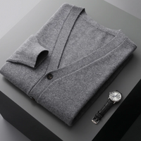 Men’s Lightweight Button-Up Cardigan | Slim Fit Knitwear | Smart Casual Layer | All Season Jumper