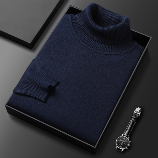 Men’s Turtleneck Sweater in Classic Roll Neck Style | Warm Winter Jumper