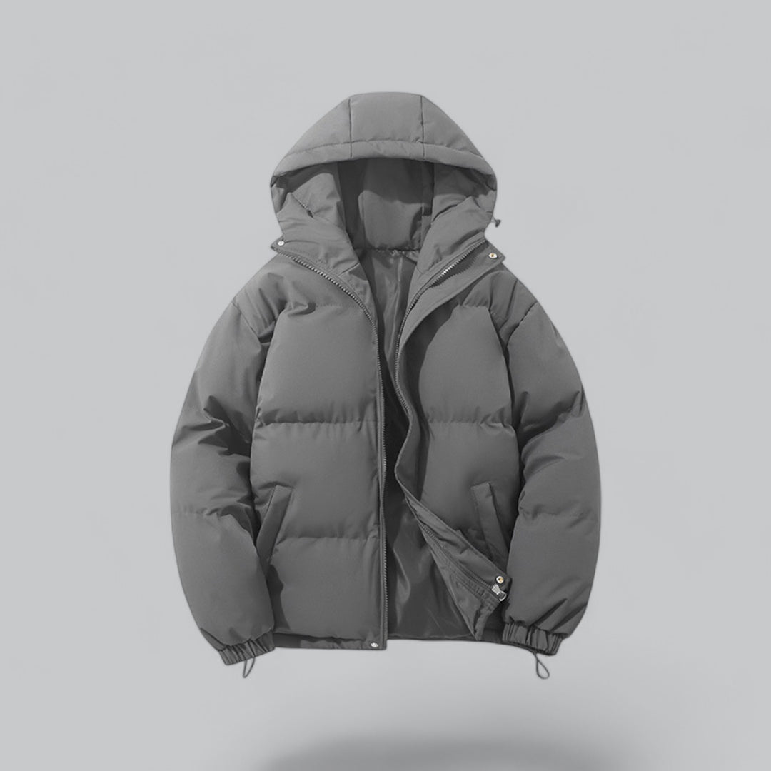 Men’s Winter Parka Jacket | Waterproof Outer | Thick Insulated Lining | Detachable Hood | Functional Pockets