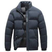 Men’s Puffer Winter Jacket with Waterproof Design | Warm Padded Coat for Cold Weather