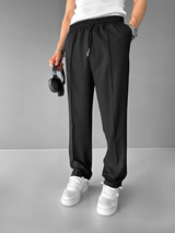 Men’s Pleated Chino Trousers | Straight-Leg Fit | Adjustable Drawstring Waist | Casual Everyday Pants
