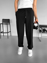 Men’s Pleated Chino Trousers | Straight-Leg Fit | Adjustable Drawstring Waist | Casual Everyday Pants