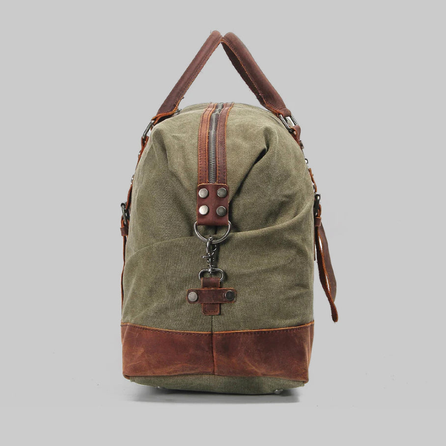 Travel Duffle Bag | Vintage Canvas | Spacious Weekender Style