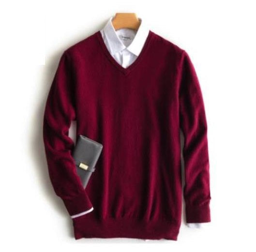 Men’s Knit Sweater in Classic Quarter Zip Style | Warm Winter Jumper