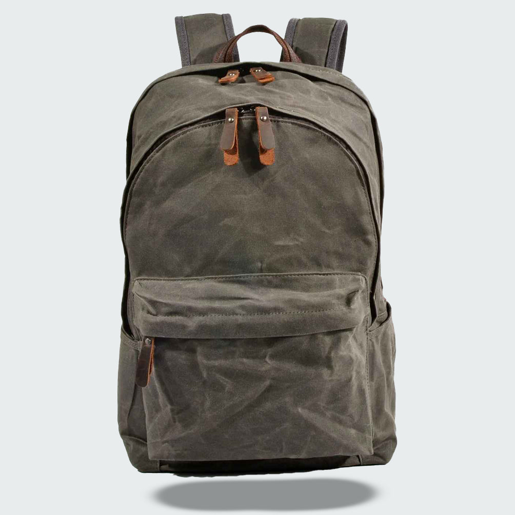 Ridgecrest Waterproof Canvas Backpack | Vintage Style | Everyday Use