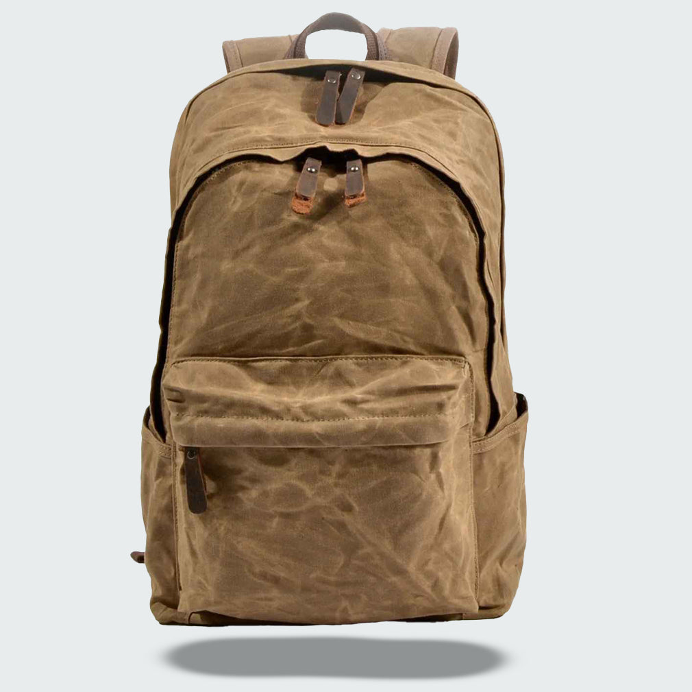 Ridgecrest Waterproof Canvas Backpack | Vintage Style | Everyday Use