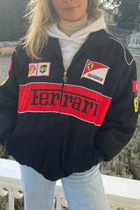 Women’s Motorsport Jacket in Racing Style | Lightweight Bomber Jacket Women