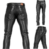 Men’s Leather Pants | Slim Fit Trousers for Men with Modern Rock Style