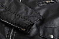 Men’s Leather Bomber Jacket in Classic Fit | Stylish Winter Jacket