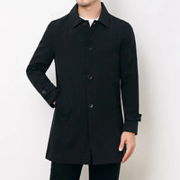 Men’s Classic Water-Repellent Overcoat | Timeless Design | Weather Protection