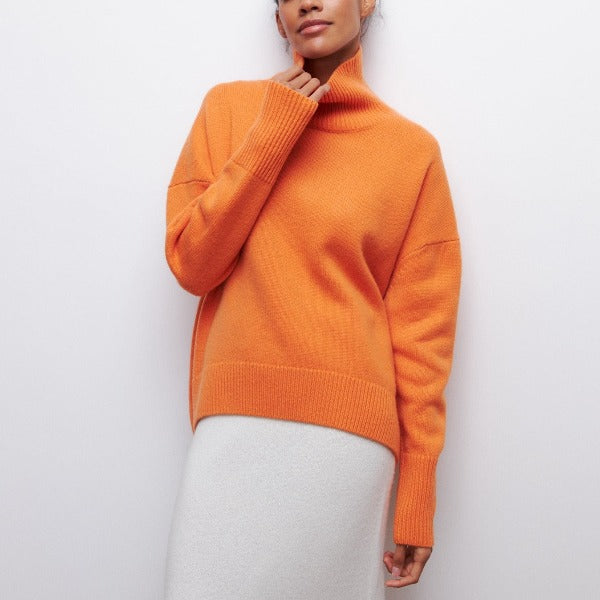 Women’s Turtleneck Jumper | Classic Roll Neck Knitwear for Cold Weather