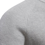 Men’s Quarter Zip Jumper | Lightweight Knit | Ribbed Cuffs | Smart Casual Sweater