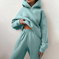 Women’s Two-Piece Loungewear Set | Cozy Hoodie and Joggers | Relaxed Fit Homewear | Soft Casual Outfit