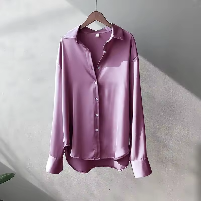Women’s Long Sleeve Blouse in Elegant Tailored Style | Stylish Ladies Blouse