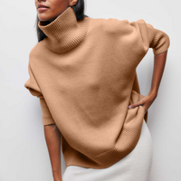Women’s Turtleneck Jumper | Classic Roll Neck Knitwear for Cold Weather