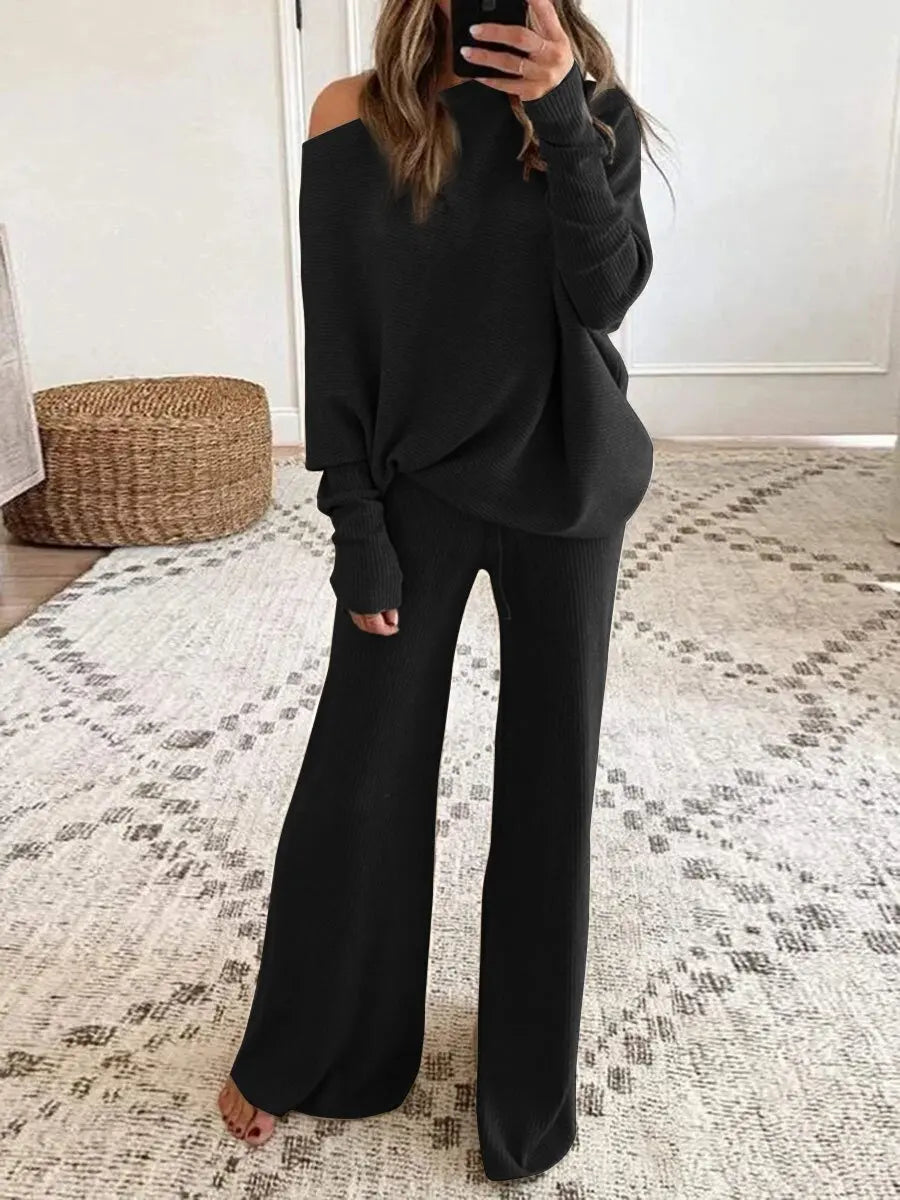 Women’s Two Piece Lounge Set with Relaxed Fit | Casual Ladies Loungewear