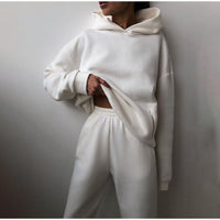 Women’s Two-Piece Loungewear Set | Cozy Hoodie and Joggers | Relaxed Fit Homewear | Soft Casual Outfit