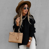 Women’s Turtle Neck Knit Cardigan in Chunky Coatigan Style | Warm Winter Layer