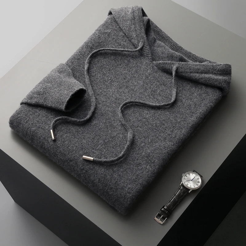Men’s Cashmere Hoodie | Slim Fit | Lightweight Warmth