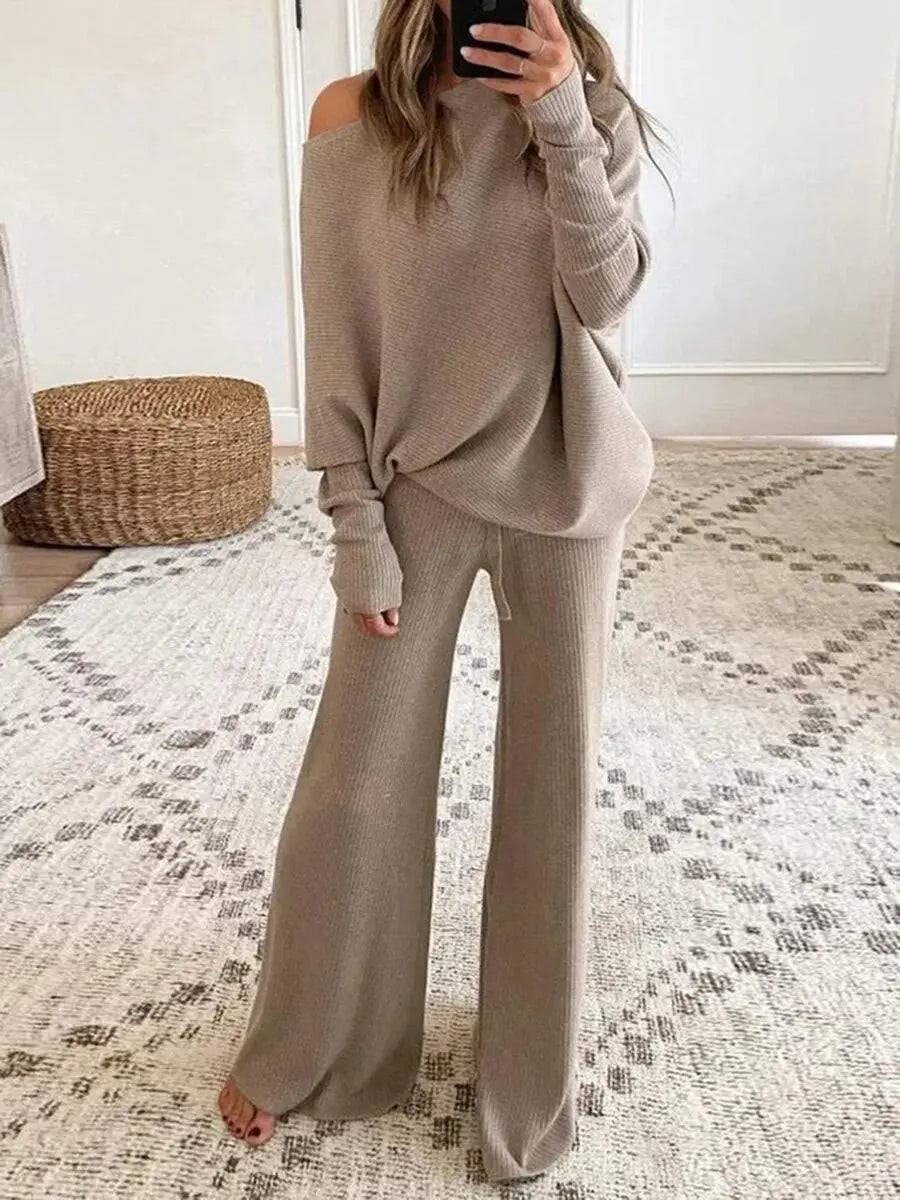 Women’s Two Piece Lounge Set with Relaxed Fit | Casual Ladies Loungewear