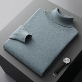 Men’s Turtleneck Jumper | Lightweight Roll Neck | Autumn Knitwear | Long Sleeve Layer